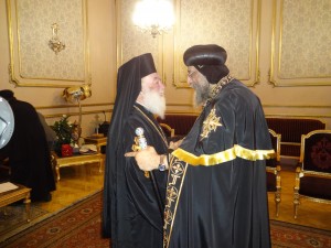 Η Α.Θ.Μ. συναντά τον Κόπτη προκαθήμενο στο Κάιρο