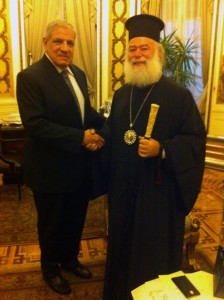 Συνάντηση Θεοδώρου Β’ με τον Αιγύπτιο Πρωθυπουργό