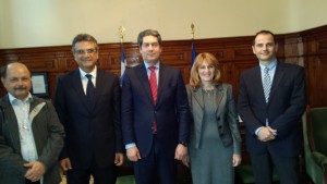 Επίσκεψη νέου προεδρείου Ε.Κ.Α. στον Έλληνα Πρόξενο