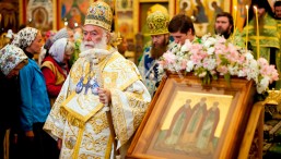 Πατριαρχική Θεία Λειτουργία στην Ιερά Μονή Σολόφσκι