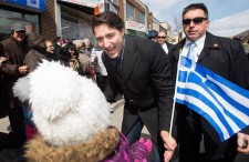 Prime Minister Justin Trudeau joins Greek Independence Day parade in Montreal