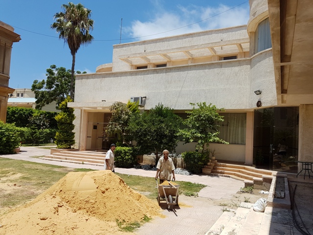 Με γοργούς ρυθμούς, η κατασκευή έξι δωματίων του Ξενώνα της Ελληνικής Κοινότητας Αλεξανδρείας