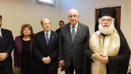 Αγιάστηκαν τα ύδατα της Αλεξάνδρειας, στον ΕΝΟΑ, από τον Πατριάρχη Θεόδωρο, παρουσία του ΥΦΥΠΕΞ Τ. Κουΐκ