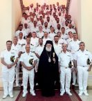 Επίσκεψη αξιωματικών του Ελληνικού, Κυπριακού και Αιγυπτιακού Πολεμικού Ναυτικού, στον Πατριάρχη Αλεξανδρείας Θεόδωρο Β΄ (ΦΩΤΟ)
