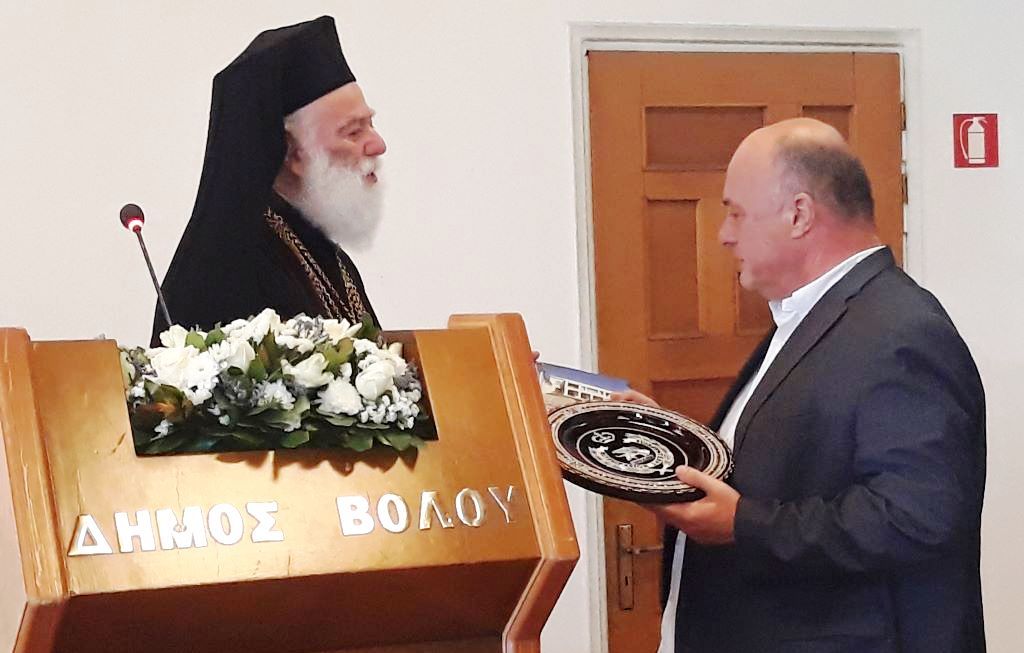 Επίτιμος δημότης Βόλου ανακηρύχθηκε ο Πατριάρχης Αλεξανδρείας Θεόδωρος Β΄, κατά τη Ναυτική Εβδομάδα Βόλου, αφιερωμένη στην Αλεξάνδρεια   