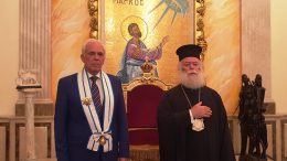Patriarch of Alexandria awarded the Grand Cross of Leo to the outgoing Greek ambassador to Cairo