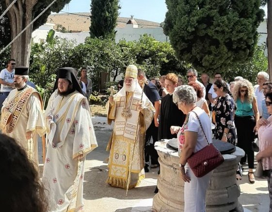 Στην Κρήτη εόρτασε την Κοίμηση της Θεοτόκου ο Πατριάρχης Αλεξανδρείας Θεόδωρος – Στην Ι. Μονή Αγκαράθου
