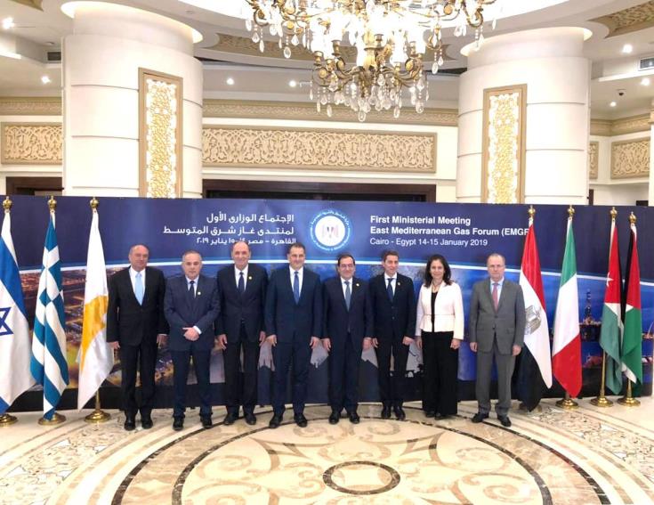 Στις 22 Σεπτεμβρίου υπογράφεται στο Κάιρο το καταστατικό του East Med Gas Forum, από τον Υπουργό Πετρελαίου Τ. Μόλλα