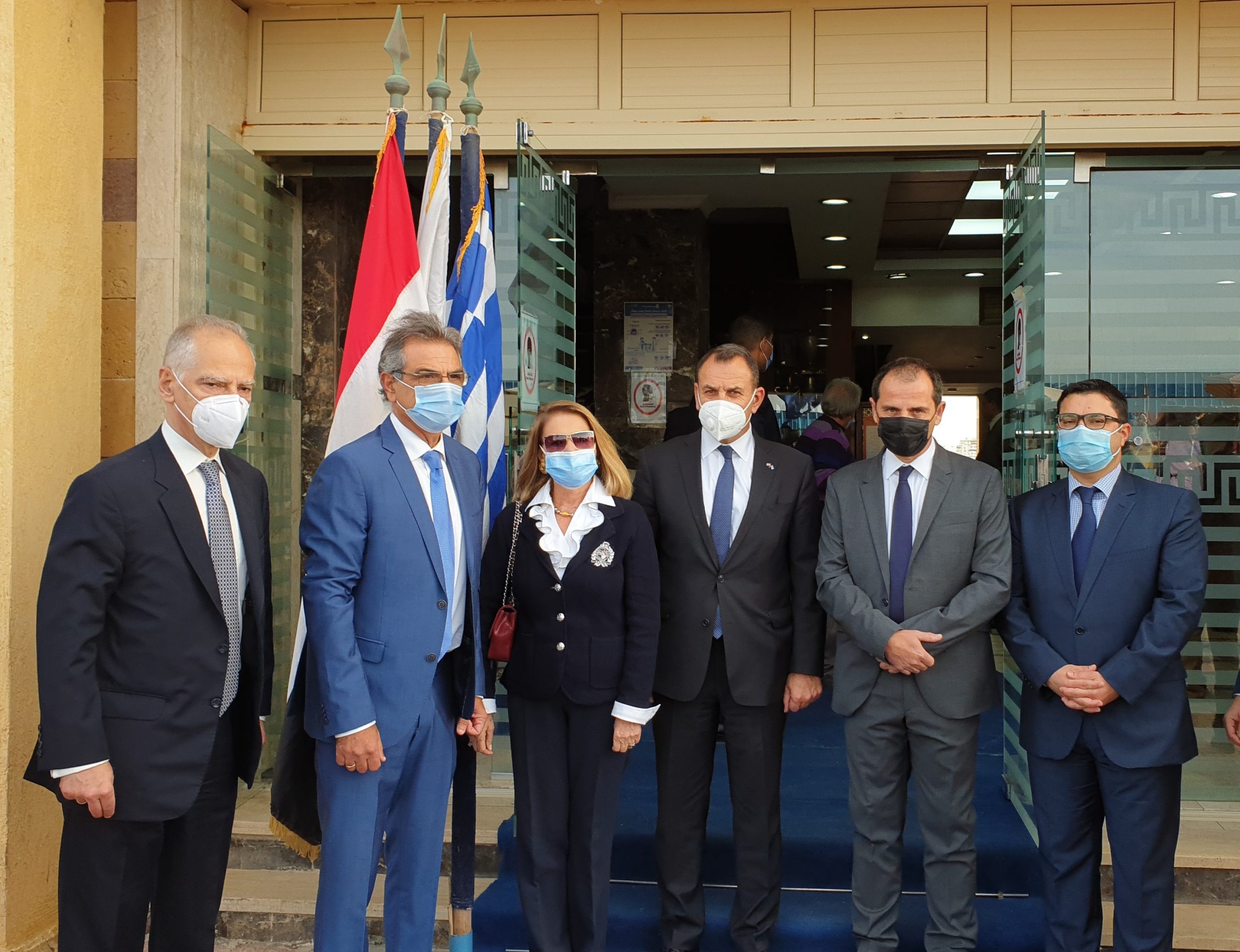 Θερμή υποδοχή επεφύλαξε η Ελληνική Κοινότητα Αλεξανδρείας στον Υπουργό Εθνικής Άμυνας κ. Νίκο Παναγιωτόπουλο