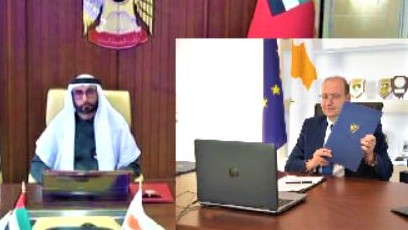 Μνημόνιο αμυντικής και στρατιωτικής συνεργασίας υπέγραψαν οι Υπουργοί Άμυνας Κύπρου και ΗAE