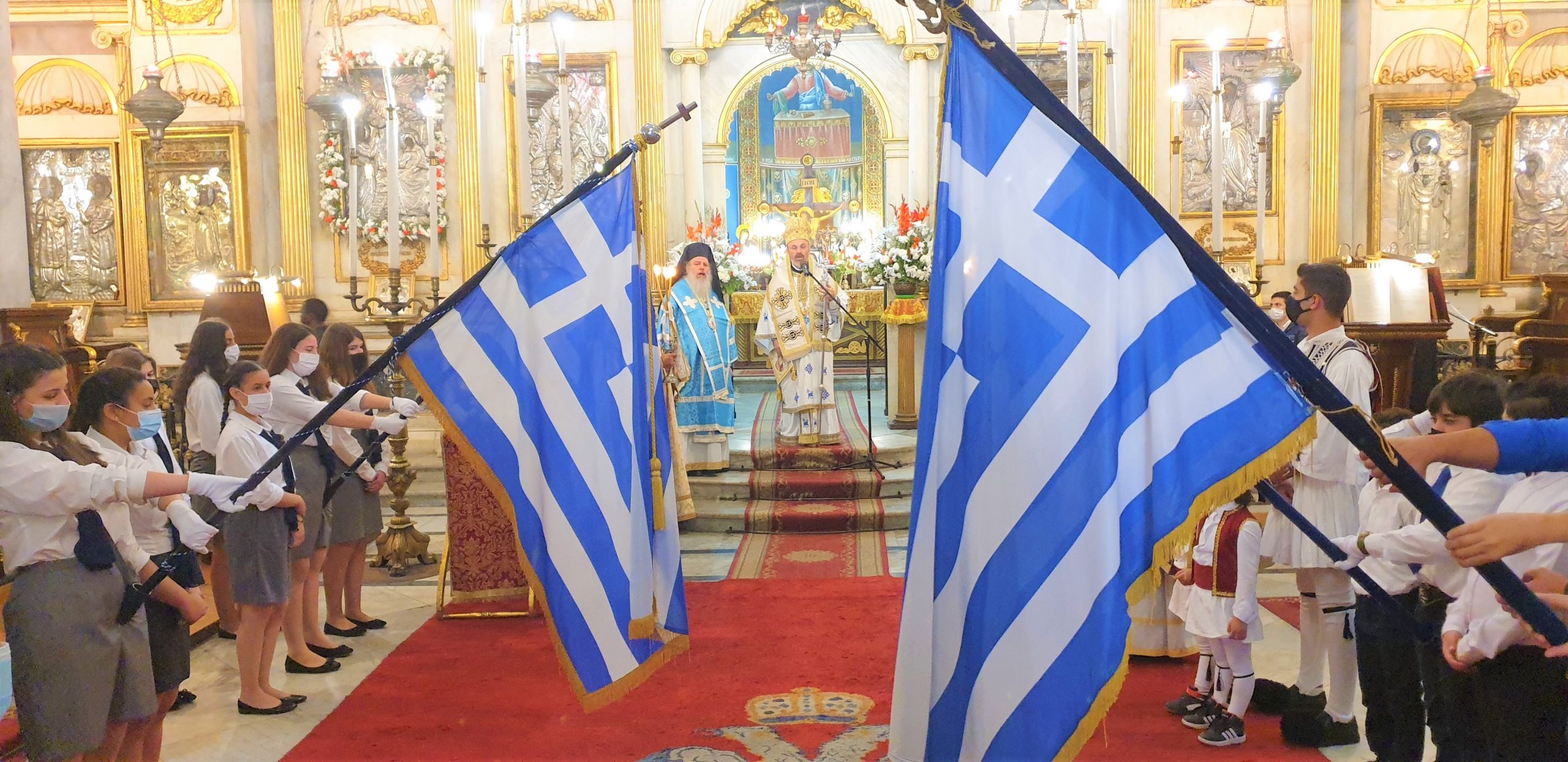 Ο Ελληνισμός της Αλεξάνδρειας και η Ορθοδοξία τίμησαν τα 200 χρόνια από το 1821, στον 165χρονο ναό του Ευαγγελισμού (ΦΩΤΟ)