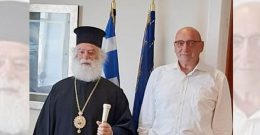 Για μελλοντική συνεργασία συζήτησε ο Πατριάρχης Αλεξανδρείας με τον Πρύτανη του Πανεπιστημίου Κρήτης