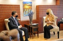Την εκτίμησή της για στήριξη Αιγύπτου εξέφρασε η Πρόεδρος της Κυπριακής Βουλής, υποδεχόμενη τον Αιγύπτιο Πρέσβη