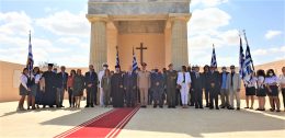 Ο Αιγυπτιώτης Ελληνισμός έκλινε ευλαβικά το γόνυ στους νεκρούς της ηρωικής μάχης του Ελ Αλαμέιν (ΦΩΤΟ)