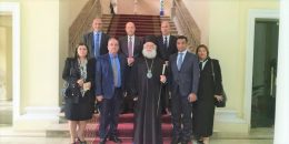Θερμή υποδοχή επεφύλαξε ο Πατριάρχης Θεόδωρος στον Υπαρχηγό της Εθνικής Φρουράς Κύπρου (ΦΩΤΟ)