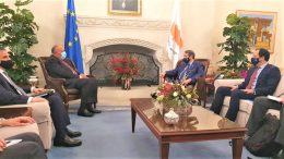 Συνάντηση του Κυπρίου Προέδρου Αναστασιάδη με τον Αιγύπτιο ΥΠΕΞ Σάμεχ Σούκρι, στη Λευκωσία