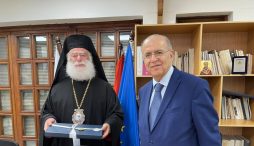 Ο Πατριάρχης Αλεξανδρείας Θεόδωρος Β’ συναντήθηκε με τον ΥΠΕΞ της Κύπρου