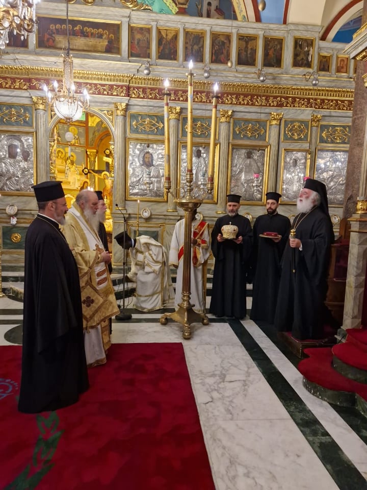 Η ενθρόνιση του Σεβασμιωτάτου κ. Γερμανού από τον Πατριάρχη Αλεξανδρείας