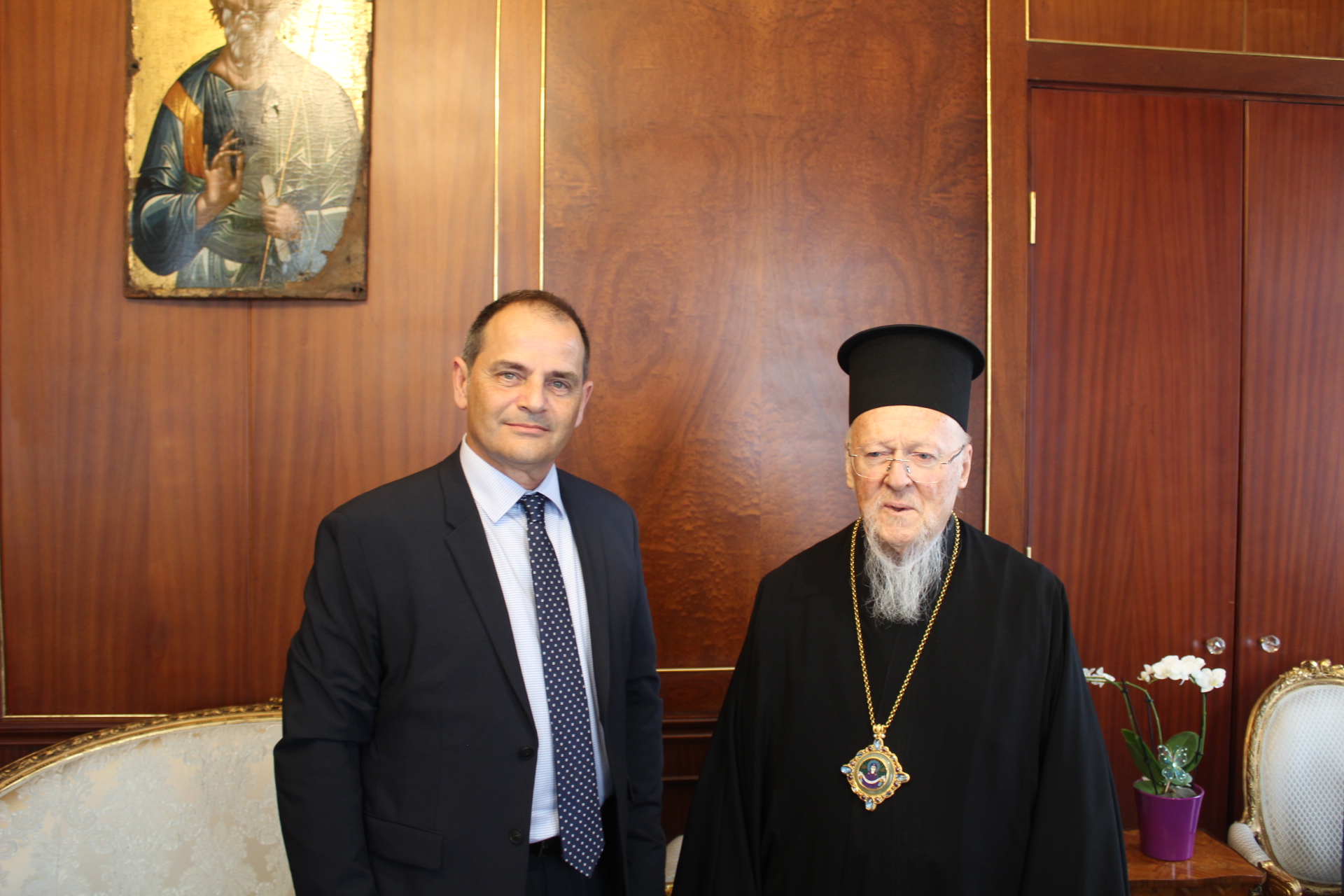Η ΕΚΑ επισκέφθηκε τον Οικουμενικό Πατριάρχη