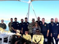 Γεύμα των φίλιων χωρών μας, στο Olive Island