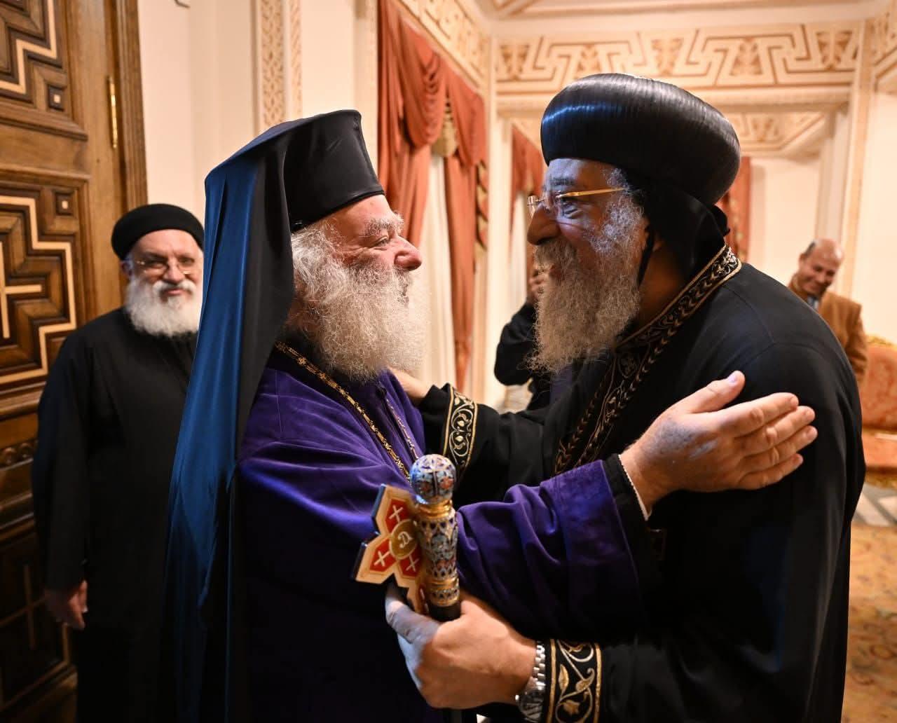 Τηλεφωνική επικοινωνία του Πατριάρχη Αλεξανδρείας  με τον Πατριάρχη των Κοπτών
