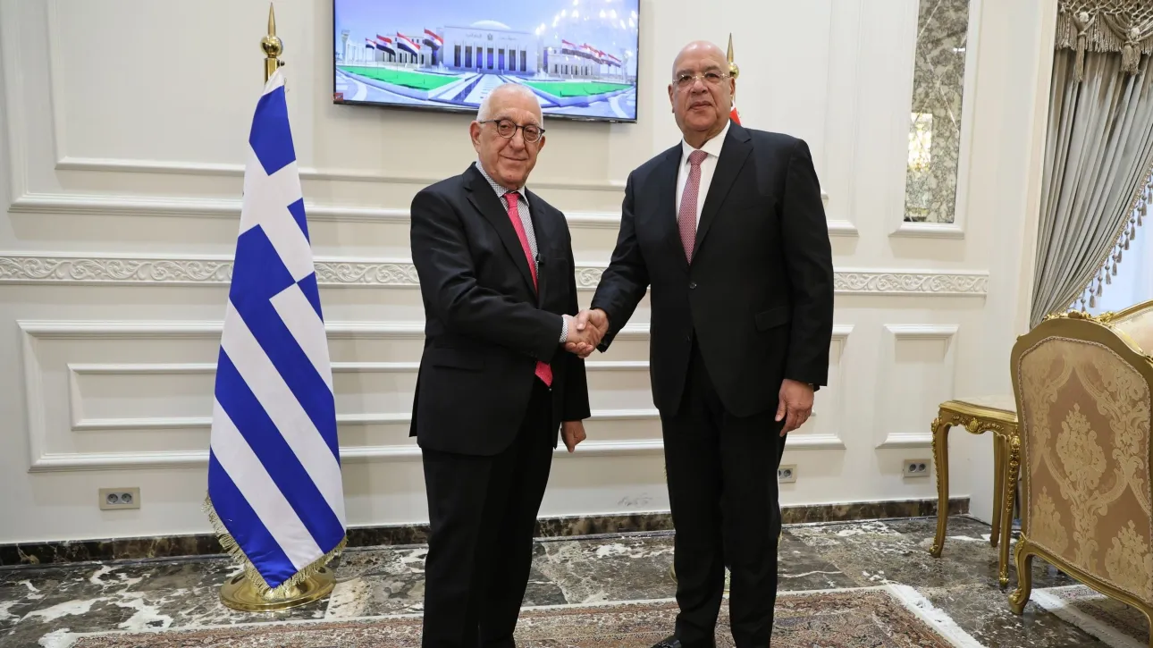 Συνάντηση Κακλαμάνη με τον Πρόεδρο της Αιγυπτιακής Βουλής