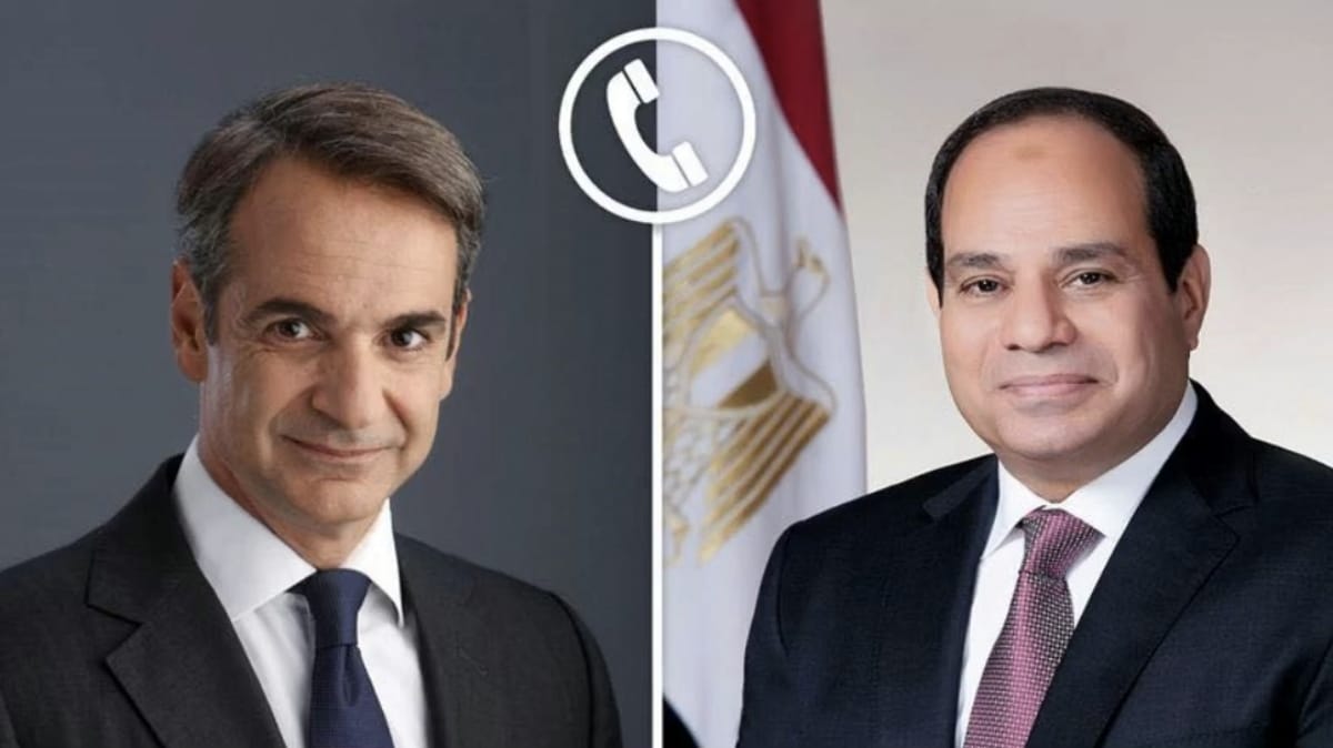 Συνομίλησαν ο Πρόεδρος Al-Sisi και ο Πρωθυπουργός Μητσοτάκης
