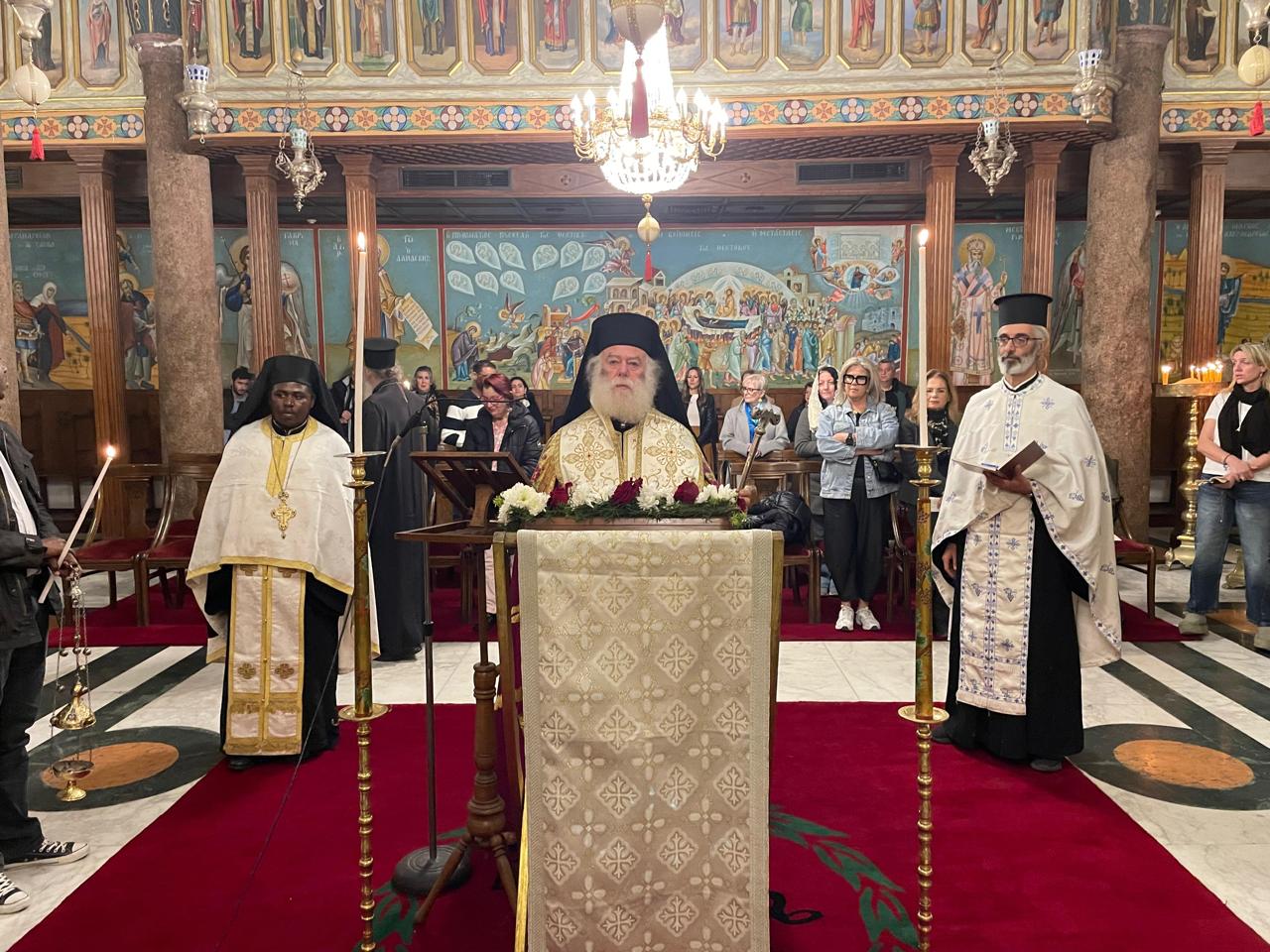 Οι Β΄ Χαιρετισμοί με τον Πατριάρχη Αλεξανδρείας