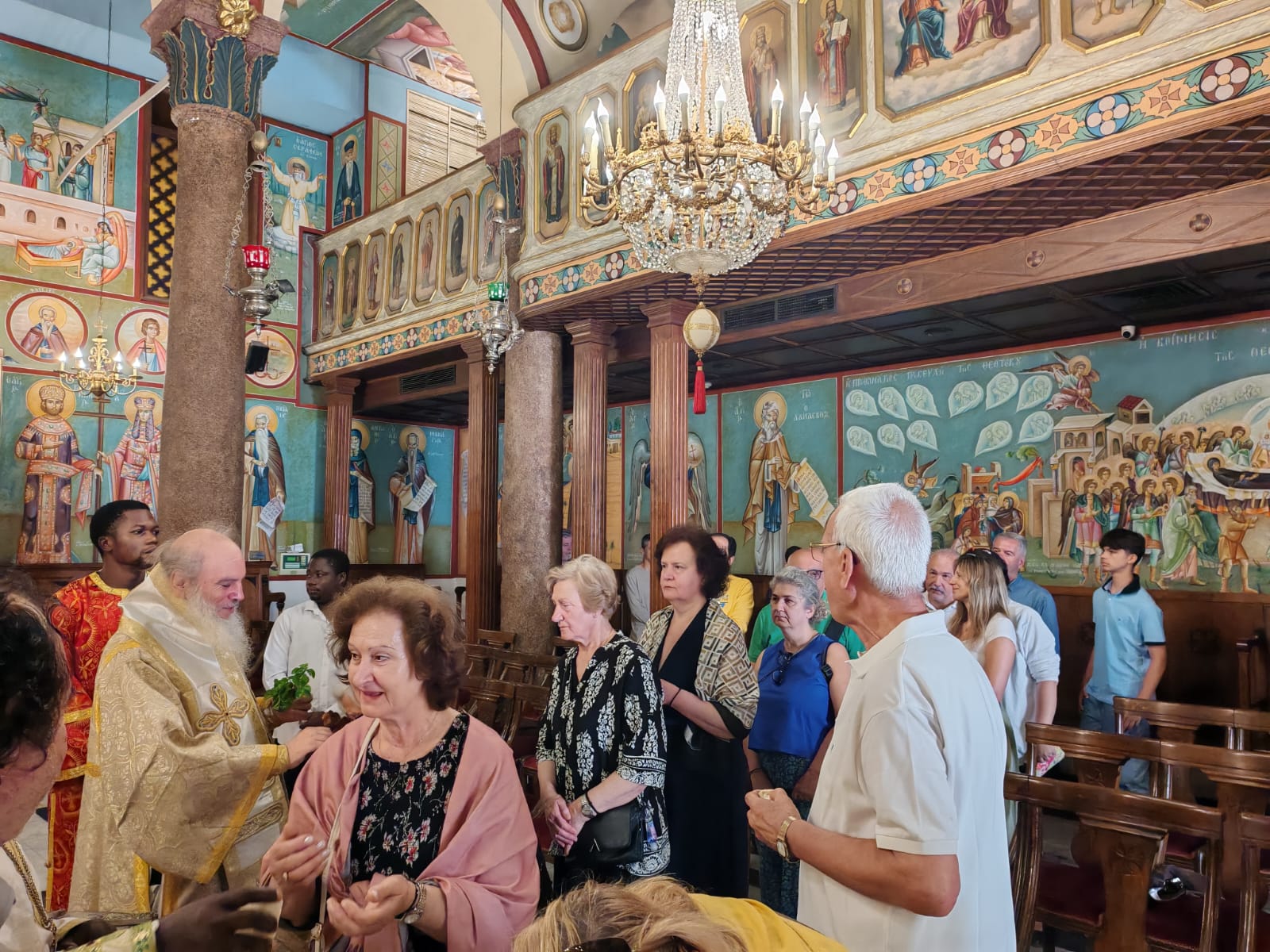 Τιμήθηκε η Εορτή του Αγίου Πνεύματος στον Άγιο Σάββα