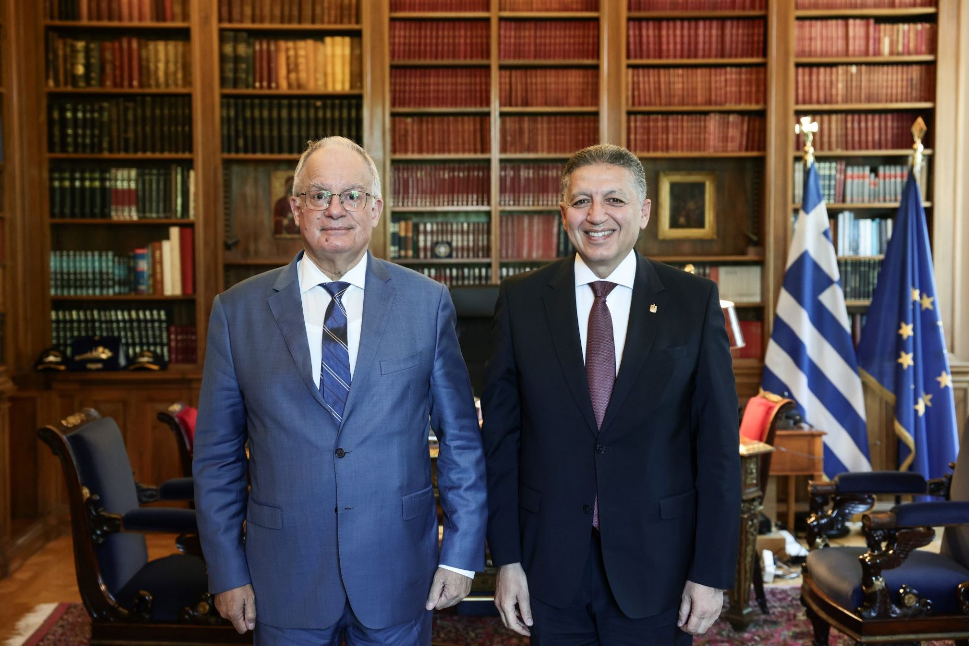 Συνάντηση του ΠτΔ με τον Πρέσβη της Αιγύπτου Omar Amer Youssef
