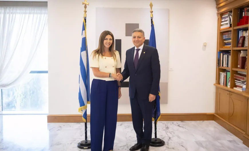 Συνάντηση Υπουργού Παιδείας με τον Πρέσβη της Αιγύπτου